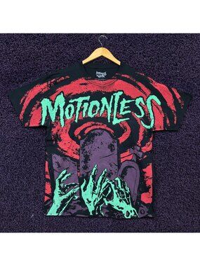 Motionless in White Graveyard Shift All Over Rock T-Shirt Size  Large